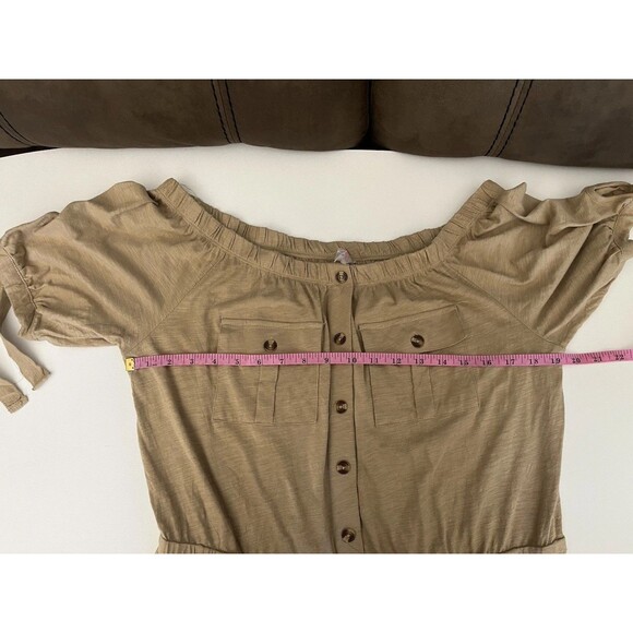 No Boundaries Juniors Off The Shoulder Romper Size XL (15-17) Polyester Pockets - Picture 8 of 13